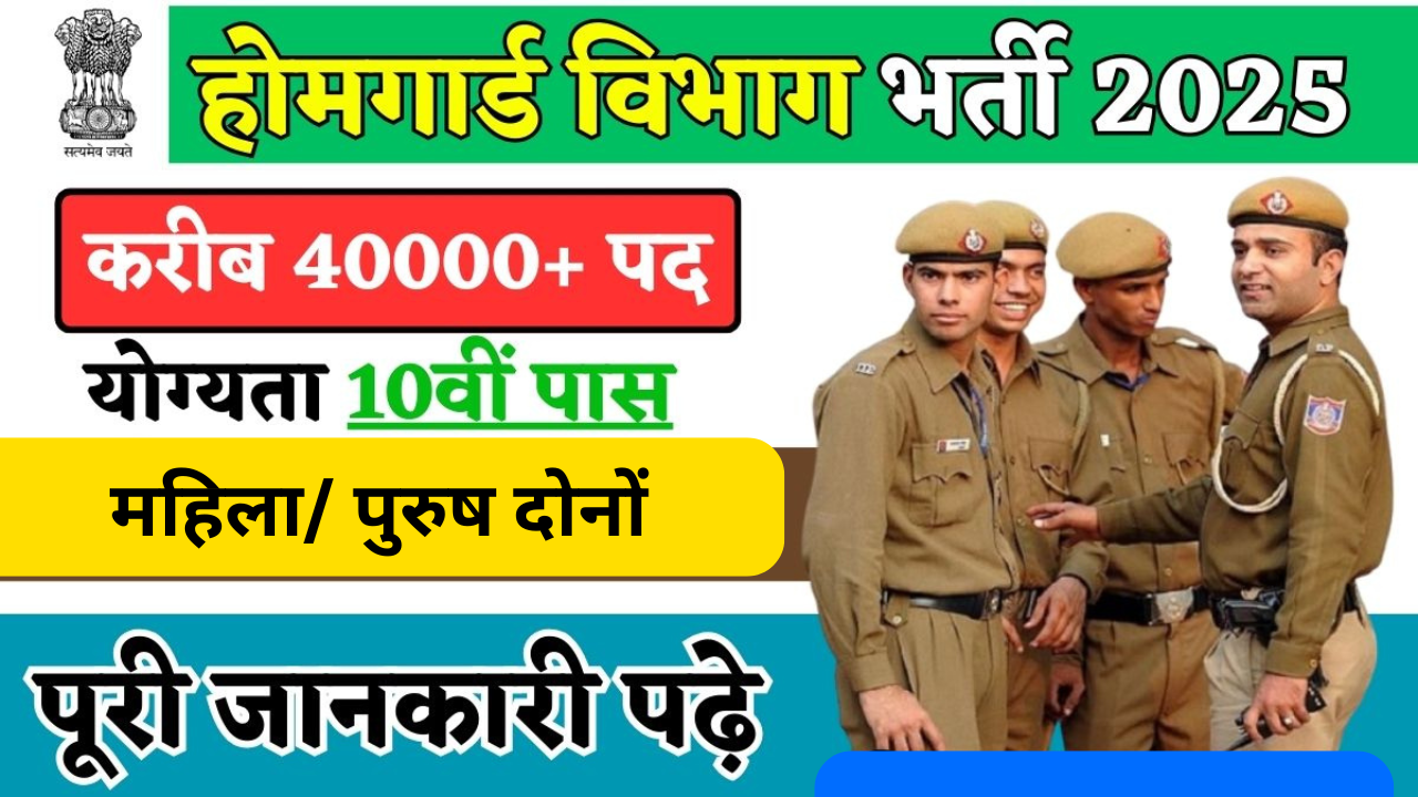 UP Home Guard Vacancy 2025 Out: UP Home Guard Recruitment, Apply for 41424 Posts, Application Link Active